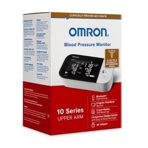 Omron - 10 Series -
Wireless Upper Arm Blood Pressure Monitor - Black/ White